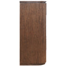  Meridian Astrid Brown Solid Wood And Oak Veneer Chest IMAGE 4