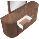  Meridian Astrid Brown Solid Wood And Oak Veneer Dresser IMAGE 8