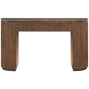  Meridian Astrid Brown Solid Wood And Oak Veneer Console Table IMAGE 3