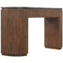  Meridian Astrid Brown Solid Wood And Oak Veneer Console Table IMAGE 6