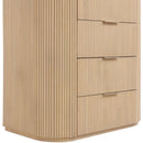  Meridian Astrid Natural Solid Wood And Oak Veneer Chest IMAGE 9