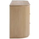  Meridian Astrid Natural Solid Wood And Oak Veneer Dresser IMAGE 4