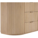  Meridian Astrid Natural Solid Wood And Oak Veneer Dresser IMAGE 7