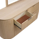  Meridian Astrid Natural Solid Wood And Oak Veneer Dresser IMAGE 8