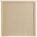  Meridian Astrid Natural Solid Wood And Oak Veneer Mirror IMAGE 5