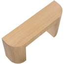  Meridian Astrid Natural Solid Wood And Oak Veneer Console Table IMAGE 6