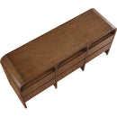  Meridian Giada Brown Solid Wood And Veneer Dresser IMAGE 7