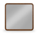  Meridian Giada Brown Solid Wood And Veneer Mirror IMAGE 1