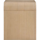  Meridian Giada Natural Solid Wood And Veneer Nightstand IMAGE 4