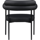 Meridian Blake Black Vegan Leather Dining Chair IMAGE 5