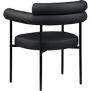 Meridian Blake Black Vegan Leather Dining Chair IMAGE 6