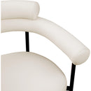Meridian Blake Cream Vegan Leather Dining Chair IMAGE 7