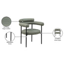 Meridian Blake Green Vegan Leather Dining Chair IMAGE 10