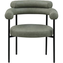 Meridian Blake Green Vegan Leather Dining Chair IMAGE 3