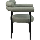 Meridian Blake Green Vegan Leather Dining Chair IMAGE 4