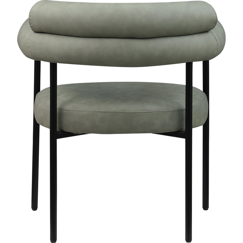 Meridian Blake Green Vegan Leather Dining Chair IMAGE 5