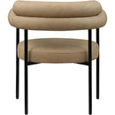 Meridian Blake Tan Vegan Leather Dining Chair IMAGE 5