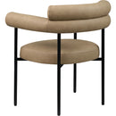Meridian Blake Tan Vegan Leather Dining Chair IMAGE 6
