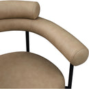 Meridian Blake Tan Vegan Leather Dining Chair IMAGE 7