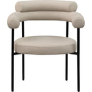 Meridian Blake Taupe Vegan Leather Dining Chair IMAGE 3