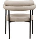 Meridian Blake Taupe Vegan Leather Dining Chair IMAGE 5