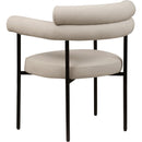 Meridian Blake Taupe Vegan Leather Dining Chair IMAGE 6