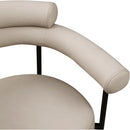 Meridian Blake Taupe Vegan Leather Dining Chair IMAGE 7