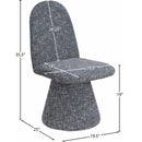 Meridian Renuar Blue Dining Chair IMAGE 9