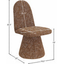 Meridian Renuar Cognac Dining Chair IMAGE 9
