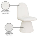 Meridian Renuar Cream Dining Chair IMAGE 10