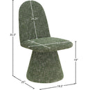 Meridian Renuar Green Dining Chair IMAGE 9