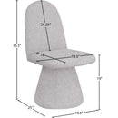 Meridian Renuar Grey Dining Chair IMAGE 9