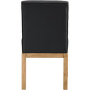 Meridian Evelyn Black Velvet Dining Chair IMAGE 5