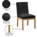 Meridian Evelyn Black Velvet Dining Chair IMAGE 9