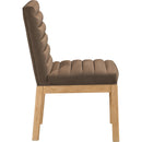 Meridian Evelyn Brown Velvet Dining Chair IMAGE 4