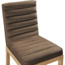 Meridian Evelyn Brown Velvet Dining Chair IMAGE 7