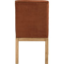 Meridian Evelyn Cognac Velvet Dining Chair IMAGE 5