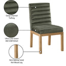 Meridian Evelyn Green Velvet Dining Chair IMAGE 9