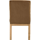 Meridian Evelyn Saddle Velvet Dining Chair IMAGE 5