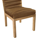Meridian Evelyn Saddle Velvet Dining Chair IMAGE 6