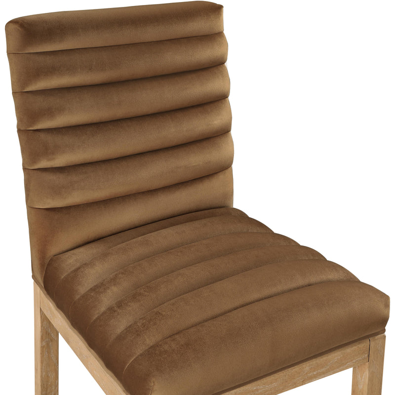 Meridian Evelyn Saddle Velvet Dining Chair IMAGE 7