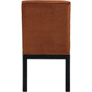 Meridian Evelyn Cognac Velvet Dining Chair IMAGE 5