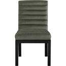 Meridian Evelyn Green Velvet Dining Chair IMAGE 3