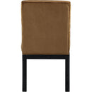 Meridian Evelyn Saddle Velvet Dining Chair IMAGE 5