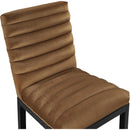 Meridian Evelyn Saddle Velvet Dining Chair IMAGE 7