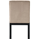 Meridian Evelyn Taupe Velvet Dining Chair IMAGE 5
