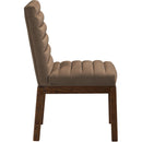 Meridian Evelyn Brown Velvet Dining Chair IMAGE 4