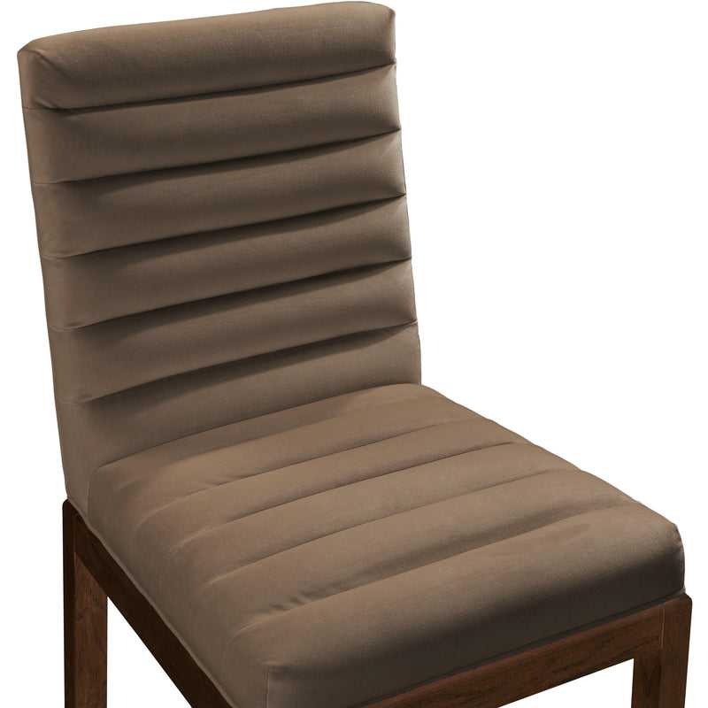 Meridian Evelyn Brown Velvet Dining Chair IMAGE 7