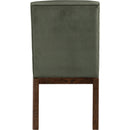 Meridian Evelyn Green Velvet Dining Chair IMAGE 5