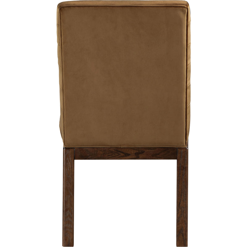 Meridian Evelyn Saddle Velvet Dining Chair IMAGE 5